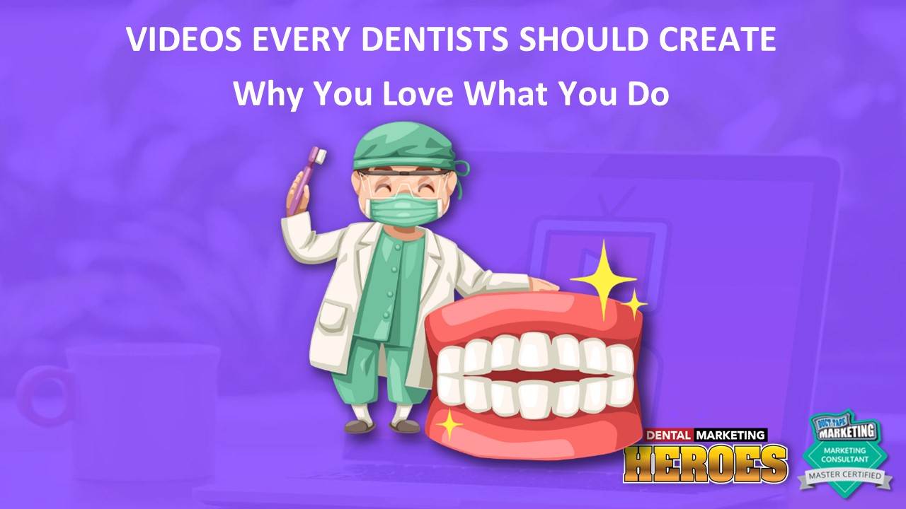 create a video explaining why you love what you do